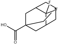 4,4-二氟金刚烷甲酸 结构式