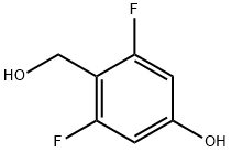 2,6-二氟-4-羟基苯甲醇 结构式