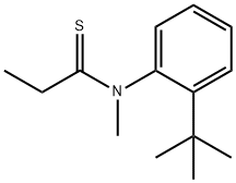 Propanethioamide,  N-[2-(1,1-dimethylethyl)phenyl]-N-methyl- 结构式