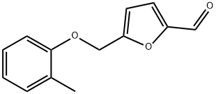 5-[(2-甲基苯氧基)甲基]-呋喃-2-甲醛 结构式