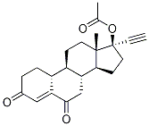 6-酮基醋酸炔诺酮 结构式