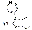 Benzo[b]thiophen-2-amine, 4,5,6,7-tetrahydro-3-(4-pyridinyl)- (9CI) 结构式