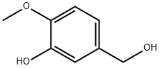 3-羟基-4-甲氧基苯甲醇 结构式