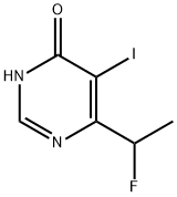 6-(1-氟乙基)-5-碘-4(1H)-嘧啶 结构式