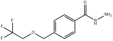 Benzoic acid, 4-[(2,2,2-trifluoroethoxy)methyl]-, hydrazide (9CI) 结构式