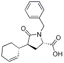 (2S,4S)-1-benzyl-4-((S)-cyclohex-2-enyl)-5-oxopyrrolidine-2-carboxylic acid 结构式