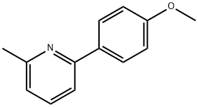 2-(4-甲氧苯基)-6-甲基吡啶 结构式