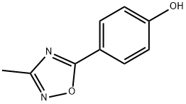 4-(3-Methyl-1,2,4-oxadiazol-5-yl)phenol 结构式