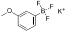 (3-甲氧基苯基)三氟硼酸钾 结构式