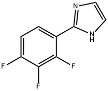 2-(2,3,4-TRIFLUORO-PHENYL)-1H-IMIDAZOLE 结构式