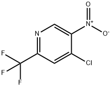 4-氯-5-硝基-2-三氟甲基吡啶 结构式