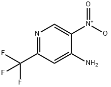 5-硝基-2-(三氟甲基)吡啶-4-胺 结构式