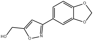 (3-苯并[1,3]二氧代-5-异噁唑-5-基)-甲醇 结构式