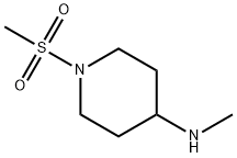 N-1-甲磺酰基-4-甲胺基哌啶 结构式