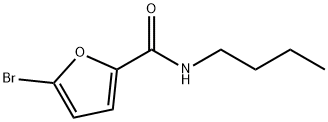 5-溴-N-丁基呋喃-2-甲酰胺 结构式