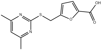 5-(((4,6-Dimethylpyrimidin-2-yl)thio)methyl)furan-2-carboxylicacid