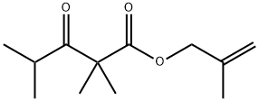 2,2,4-Trimethyl-3-oxovaleric acid 2-methylallyl ester 结构式