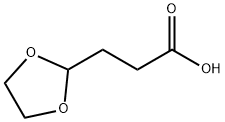 3-[1,3]二氧杂戊环-2-丙酸 结构式