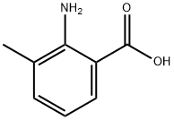 3-甲基-2-氨基苯甲酸 结构式