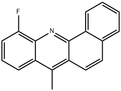 11-Fluoro-7-methylbenz[c]acridine 结构式