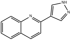 2-(1H-PYRAZOL-4-YL)QUINOLINE
 结构式