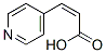 2-Propenoicacid,3-(4-pyridinyl)-,(2Z)-(9CI) 结构式