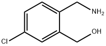 [2-(AMINOMETHYL)-5-CHLOROPHENYL]METHANOL 结构式