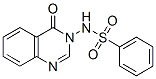 N-[4-Oxoquinazolin-3(4H)-yl]benzenesulfonamide 结构式