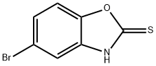 5-溴苯并恶唑-2-硫醇 结构式