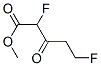 Pentanoic  acid,  2,5-difluoro-3-oxo-,  methyl  ester 结构式