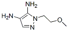 1H-Pyrazole-4,5-diamine,  1-(2-methoxyethyl)- 结构式