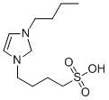 4-(3-丁基-1-咪唑)-1-丁烷磺酸盐 结构式