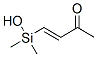 3-Buten-2-one, 4-(hydroxydimethylsilyl)-, (3E)- (9CI) 结构式