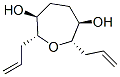 3,6-Oxepanediol, 2,7-di-2-propenyl-, (2R,3S,6R,7S)- (9CI) 结构式