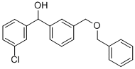 (3-((BENZYLOXY)METHYL)PHENYL)(3-CHLOROPHENYL) METHANOL 结构式