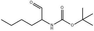 Carbamic acid, (1-formylpentyl)-, 1,1-dimethylethyl ester (9CI) 结构式