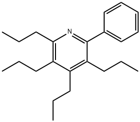 2-PHENYL-3,4,5,6-TETRAPROPYLPYRIDINE 结构式