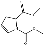 1H-Pyrrole-1,2-dicarboxylic  acid,  2,3-dihydro-,  dimethyl  ester  (9CI) 结构式