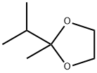 2-Methyl-2-isopropyl-1,3-dioxolane 结构式