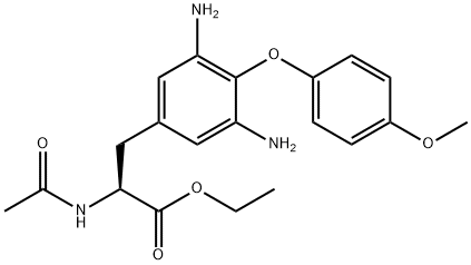 3,5-二氨基-4-(4-甲氧苯氧基)-N-乙酰-L-苯丙氨酸乙酯