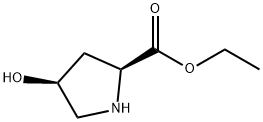 L-Proline, 4-hydroxy-, ethyl ester, (4S)- (9CI) 结构式