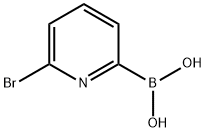 6-溴吡啶-2-硼酸 结构式