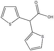2,2-双(噻吩-2-基)乙酸 结构式