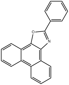 2-Phenylphenanthro[9,10-d]oxazole 结构式