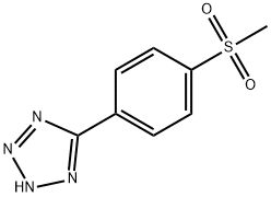 5-(4-甲砜基苯基)-2H-四唑 结构式
