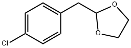 1-CHLORO-4-(1,3-DIOXOLAN-2-YLMETHYL)BENZENE 结构式