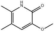 2(1H)-Pyridinone, 3-methoxy-5,6-dimethyl- (9CI) 结构式
