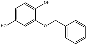 1,4-Benzenediol, 2-(phenylmethoxy)- (9CI) 结构式