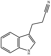 1H-indole-3-propiononitrile  结构式