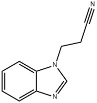 3-苯并咪唑基-1-基-丙腈 结构式
